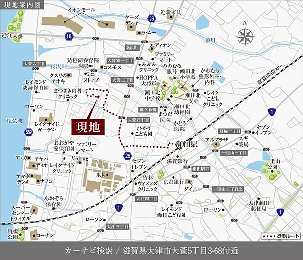 ※付近案内図