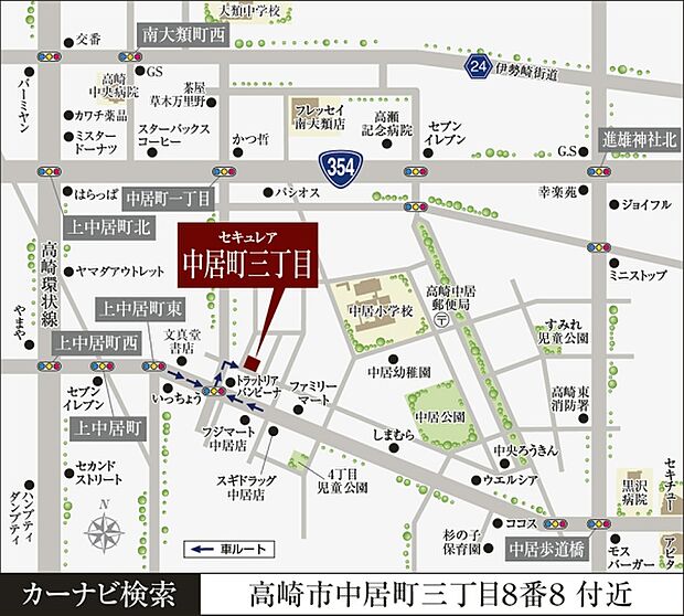※付近案内図