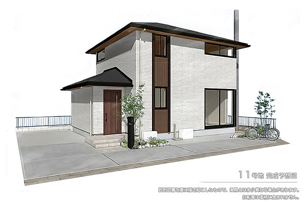 【11号地 庭・外構】完成予想図