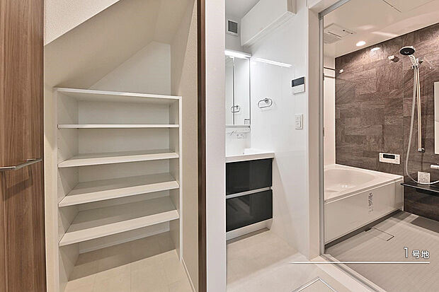 【1号地 洗面室】1号地