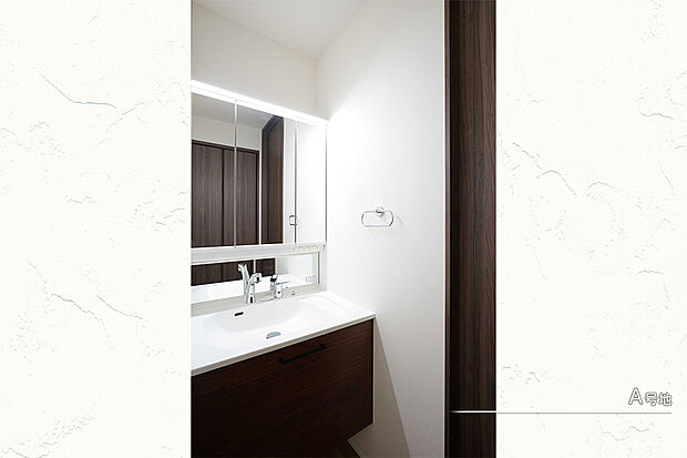 【A号地 洗面室】A号地