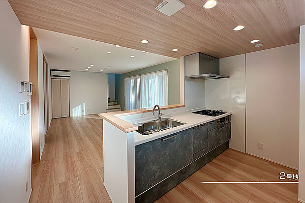 【2号地 キッチン】2号地