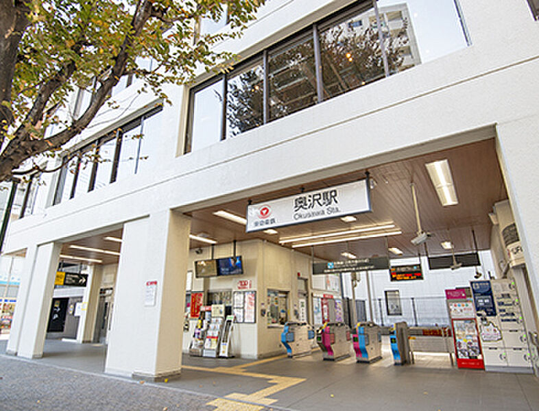 【車・交通】東急目黒線「奥沢」駅