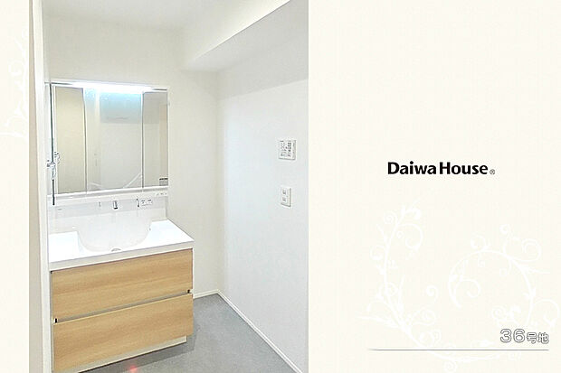 【36号地 洗面室】36号地