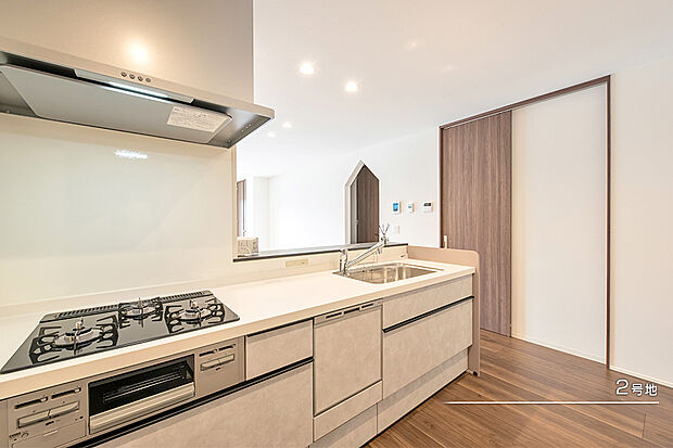 【2号地 キッチン】2号地