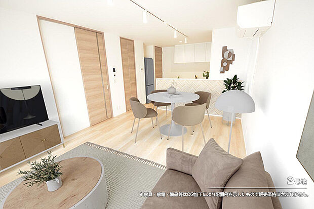 【2号地 リビング】2号地