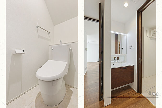 【1号地 洗面室】1号地