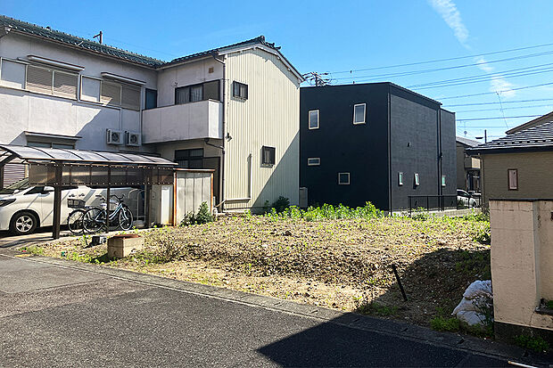 【1号地 前面道路含む現地写真】1号地