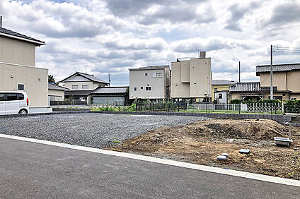 3号地 前面道路含む現地写真