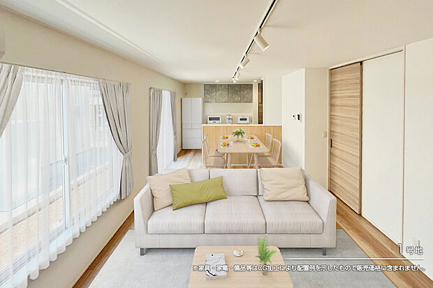 【1号地 リビング】1号地