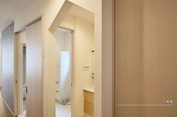 【1号地 洗面室】1号地