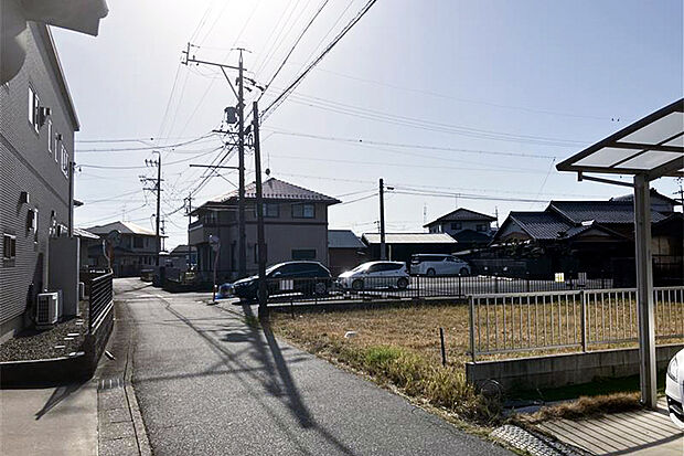 【1号地 前面道路含む現地写真】1号地