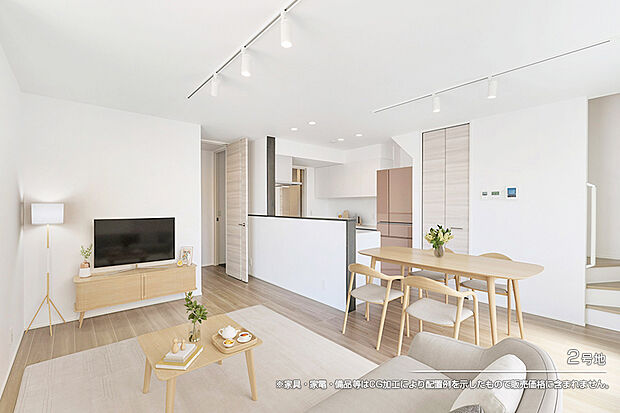 【2号地 リビング】2号地