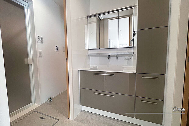 【2号地 洗面室】2号地