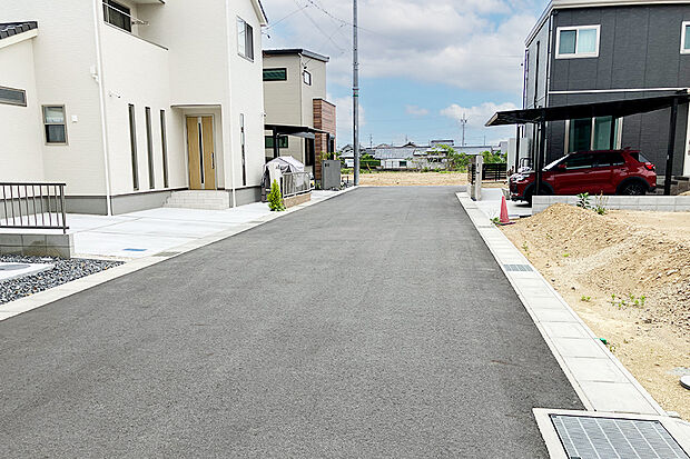 【1号地 前面道路含む現地写真】1号地