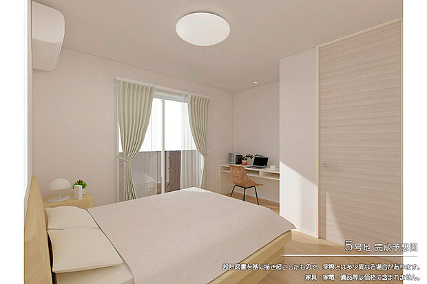 【5号地 主寝室】完成予想図