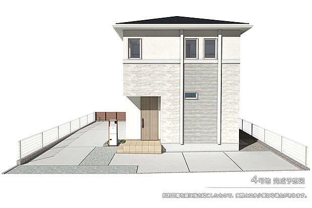 【4号地 庭・外構】完成予想図