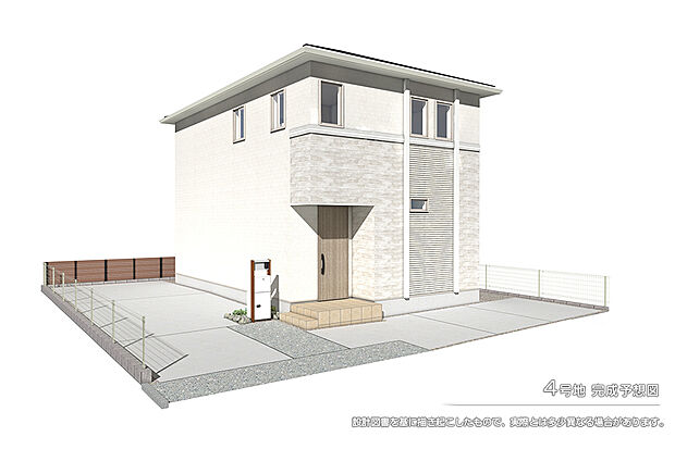 【4号地 庭・外構】完成予想図