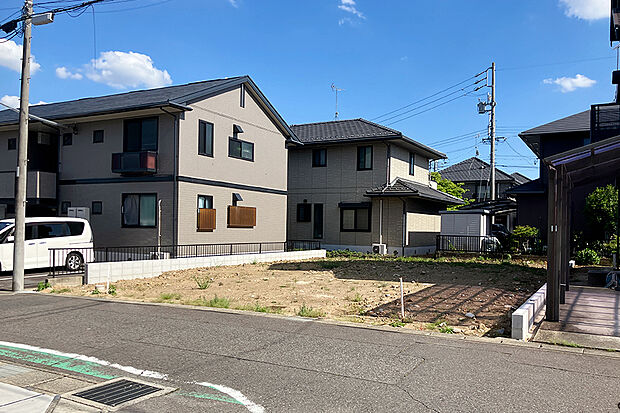 【1号地 前面道路含む現地写真】1号地
