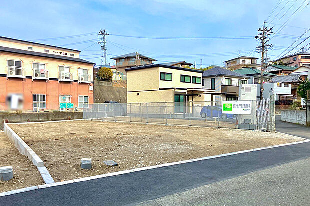 【C号地 前面道路含む現地写真】C号地