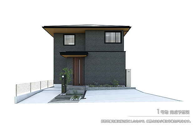 【1号地 庭・外構】完成予想図
