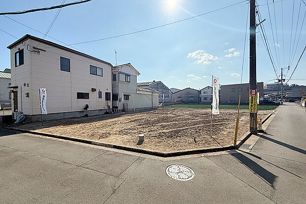 【1号地 前面道路含む現地写真】1号地