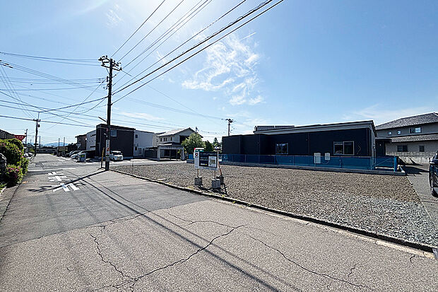 【1号地 前面道路含む現地写真】1号地