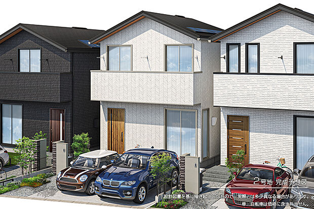 【2号地 外観】完成予想図