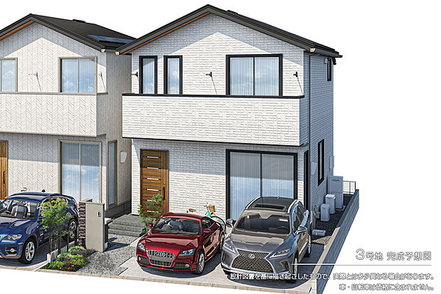 【3号地 外観】完成予想図
