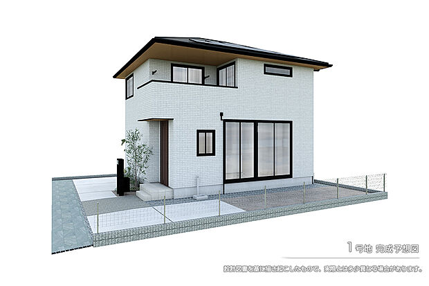 【1号地 庭・外構】完成予想図