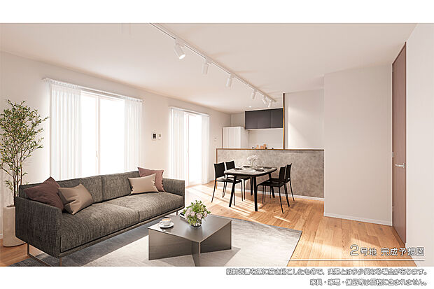 【2号地 リビング】完成予想図