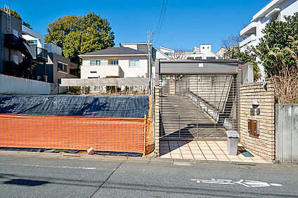 1号地 前面道路含む現地写真