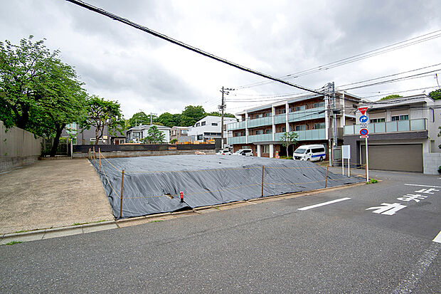 【1号地 前面道路含む現地写真】1号地
