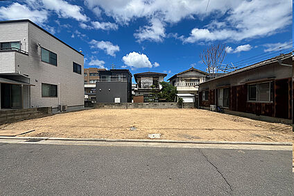 1号地 前面道路含む現地写真