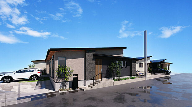 無駄を削ぎ落とした、シンプルという贅沢。上下移動のないフラットな構造は、生活動線も思考もクリアにします。管理しやすく、暮らしをシンプルに整える。ミニマルで洗練された理想の住まいがここに。