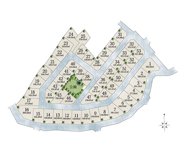 全53区画のビッグスケールながら、全邸で広々とした土地を有する【ルナシティ柏エアーズ】
土地の分譲も好評発売中！自由設計が可能な現地を是非ご覧ください！