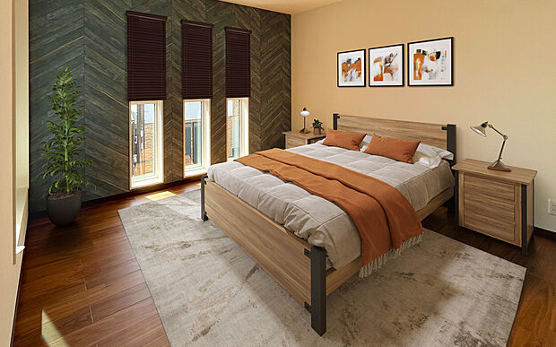 【【主寝室】】アクセントクロスの配置や、採光窓の位置、こだわりを詰め込んだ自分だけの主寝室
創建では専属のインテリアコーディネーターと設計士で理想の家づくりをサポート