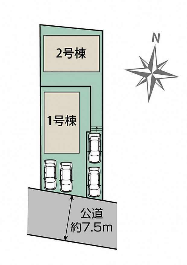 大和市福田2棟 区画図
