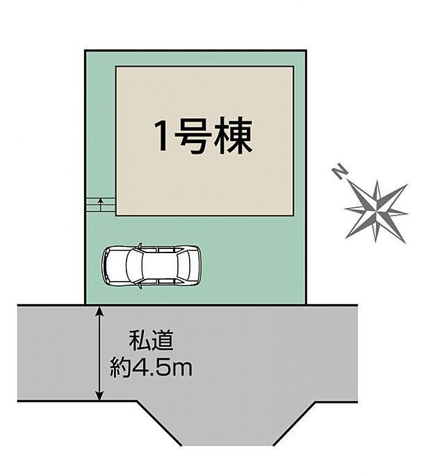 相模原市南区鵜野森2丁目1棟 区画図