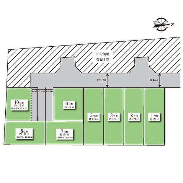 萱振6期 区画図