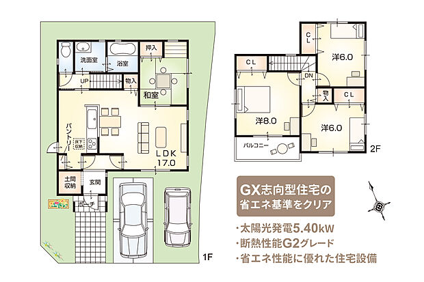 【4LDK】(外構工事付、消費税込)