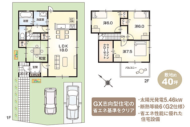 【4LDK】【ZEH仕様 + G2グレード仕様付】外構工事付・消費税込