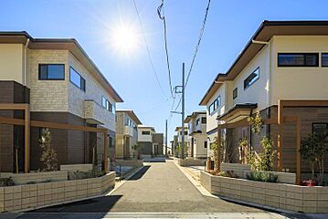 ポラスの分譲住宅 ビー・グレイス市川 デザイナーズセレクション ナチュラル街区 外観