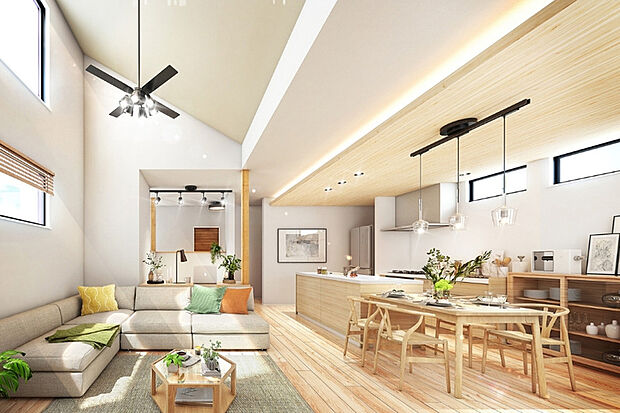 寛ぎを深めるふたつのリビングスタイル