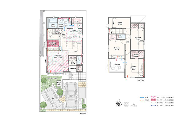 【3LDK】3LDK+ステアリビング+土間収納+パントリー+リネン庫+ストレージ+ウォークインクローゼット