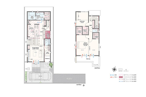 【2LDK（3LDK対応可※別途有償）】2LDK（3LDK対応可※別途有償）＋ステアリビング＋パントリー＋リネン庫＋3ウォークインクローゼット