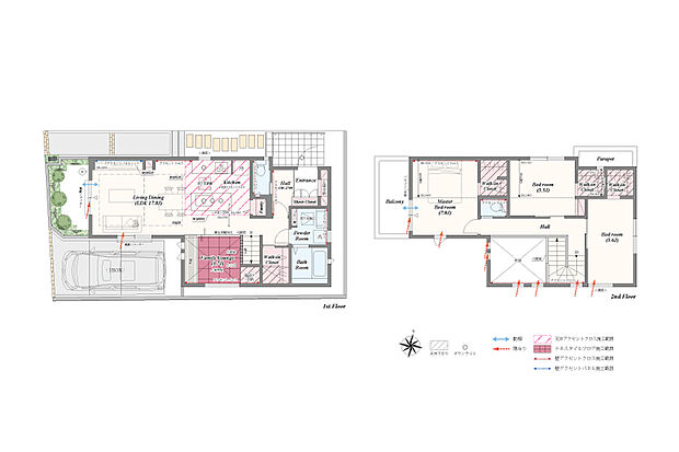 【3LDK（4LDK対応可※別途有償）】3LDK（4LDK対応可※別途有償）＋土間収納＋パントリー＋リネン庫＋4ウォークインクローゼット