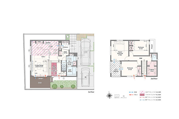【3LDK】3LDK＋ステアリビング＋土間収納＋パントリー＋リネン庫＋ウォークインクローゼット
