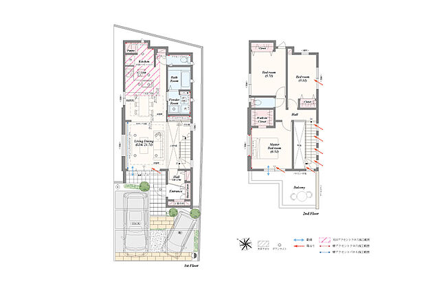 【3LDK】3LDK＋土間収納＋パントリー＋リネン庫＋ウォークインクローゼット
