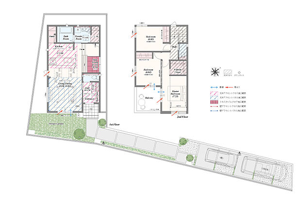 【3LDK（2LDK対応可※別途有償）】3LDK（2LDK対応可※別途有償）＋ステアリビング＋土間収納＋パントリー＋リネン庫＋ウォークインクローゼット